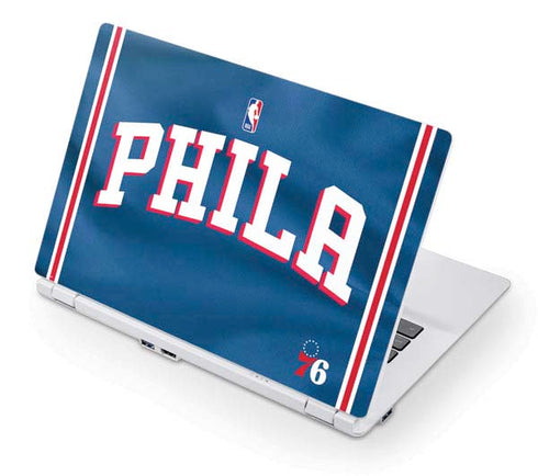 NBA Philadelphia 76ers Jersey Acer Chromebook Skin